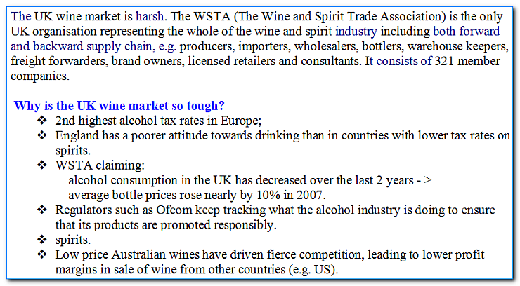 UK wine market